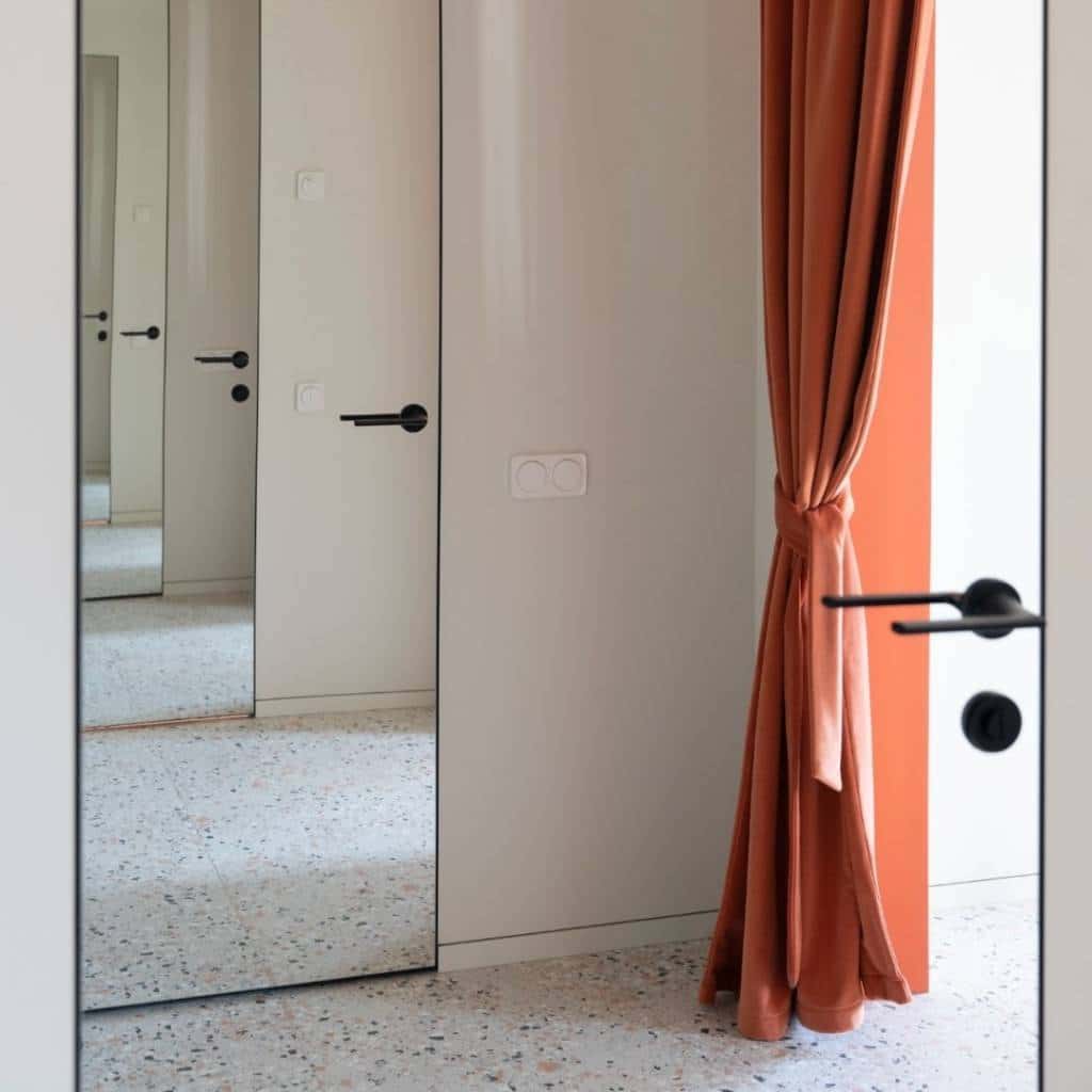 Hidden doors with mirror interior mirrored doors Importa DXB Importa
