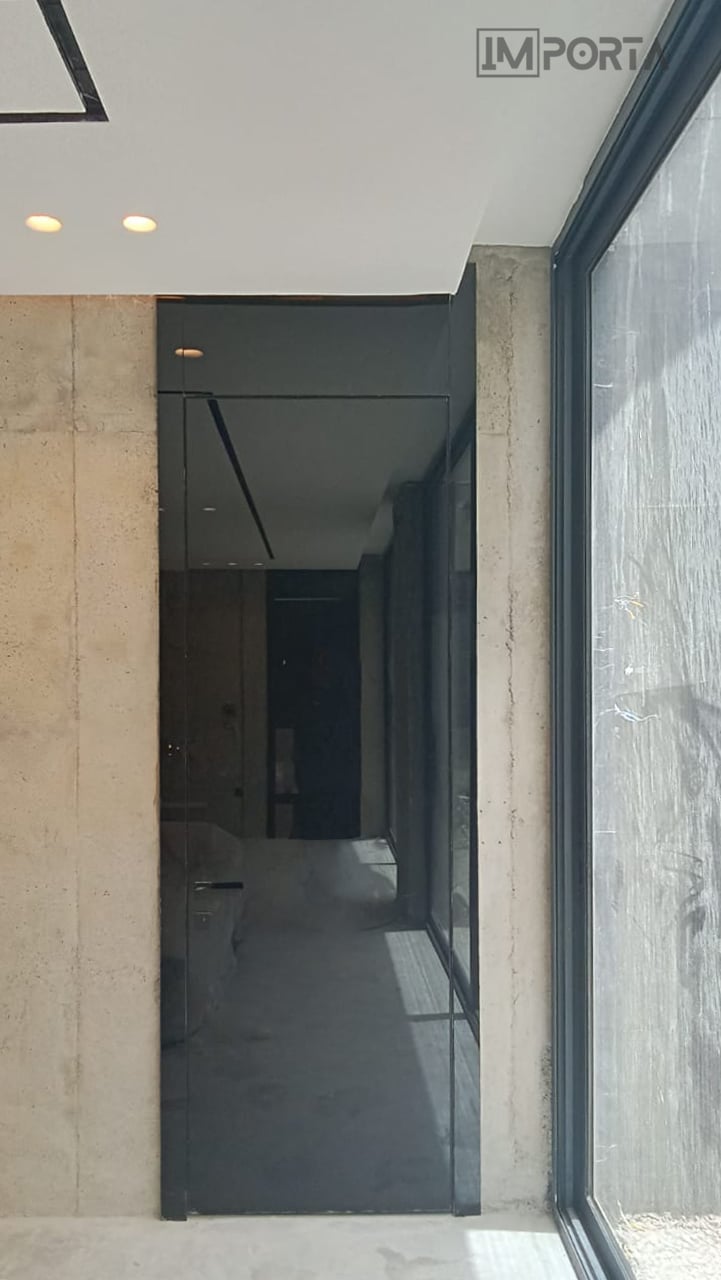 Black_Tempered_Glass_Doors_with_Wall_Panels_ Importa_UAE