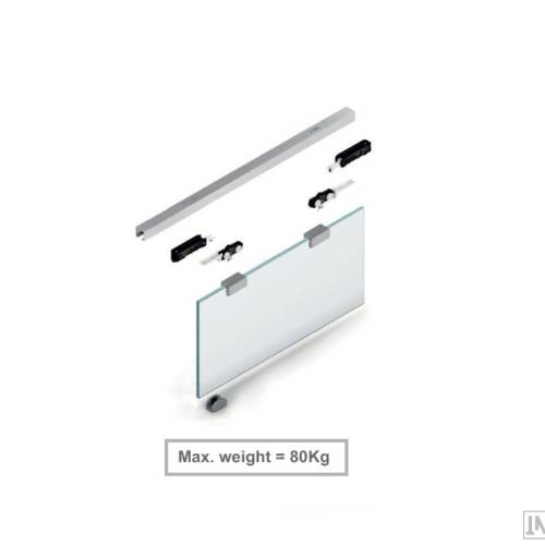 sliding hardware for wooden doors 80kg