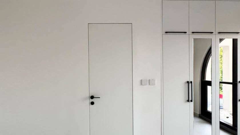 hpl concealed flush door residential project importa uae