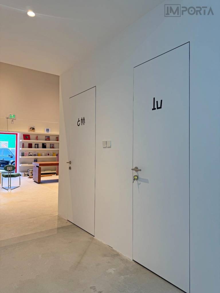 flush to wall interiors in modern architecture designs