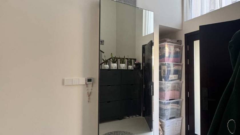 luxury mirror magic sliding door hidden track