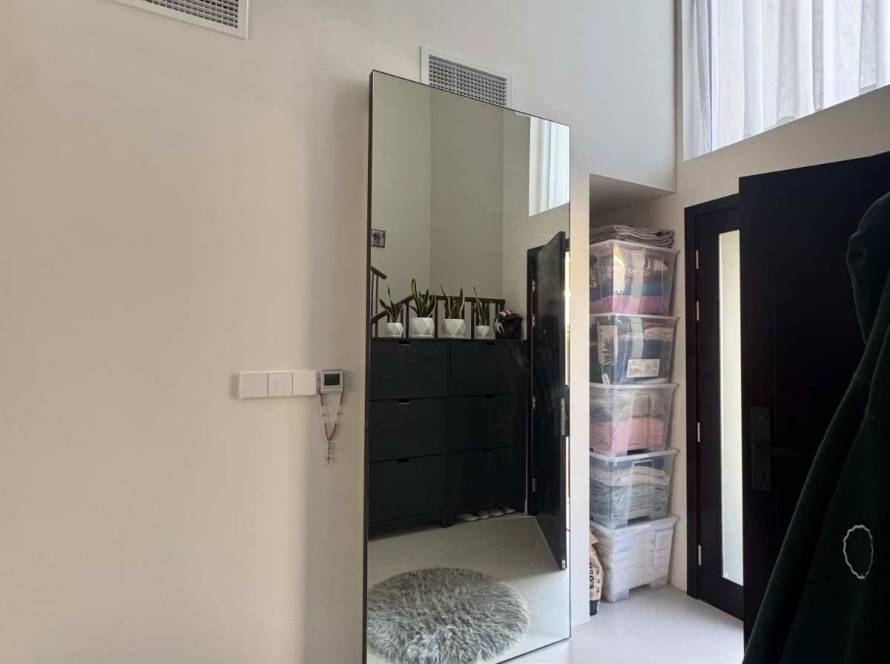 luxury mirror magic sliding door hidden track