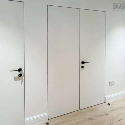 premium double doors - concealed frame