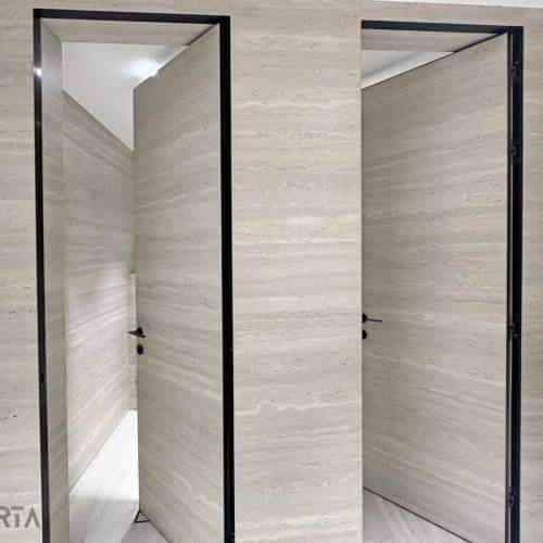 black profile door for car showroom dubai importa