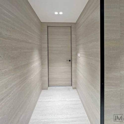 designer tile clad hidden door for modern villa dubai importa