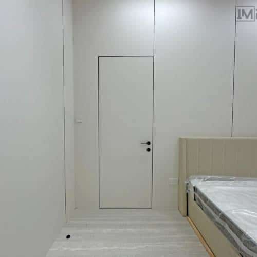 باب عازل للصوت مصنوع من مادة HPL، مناسب لغرف اجتماعات المكاتب، مستورد من دبي