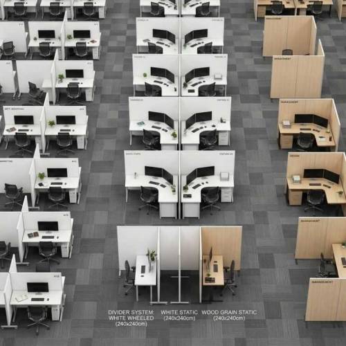 office cubicle partition panels modern workspace dubai importa