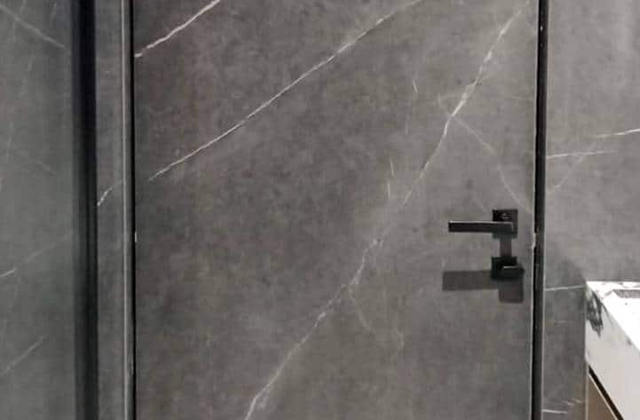 travertini flush decorative wall door
