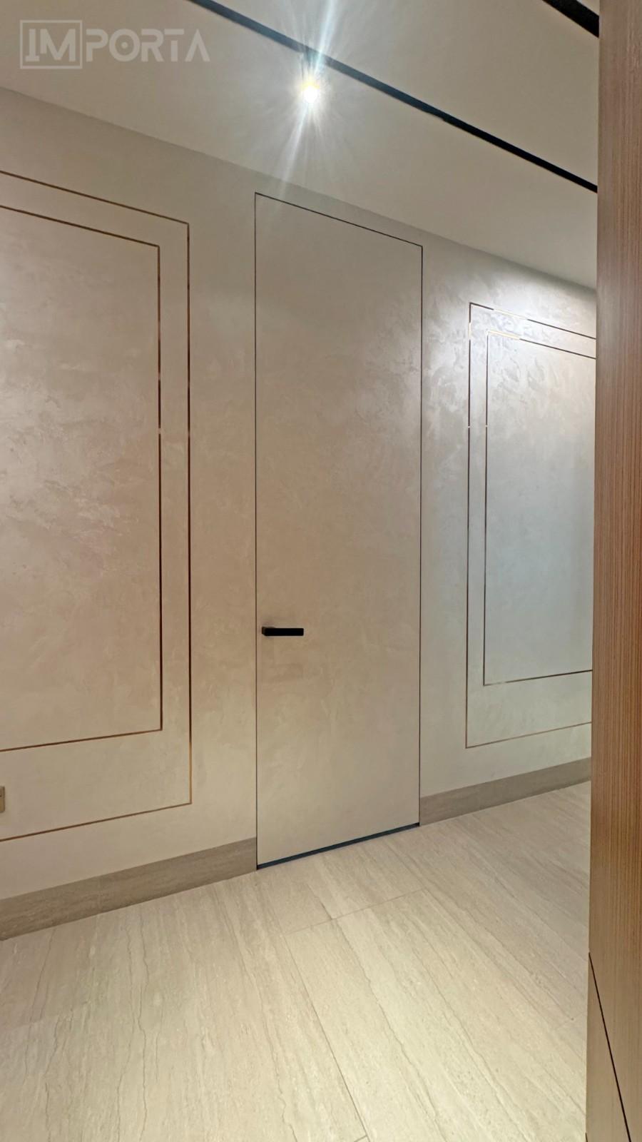 travertini veneta plastered concealed door uae