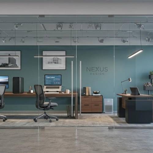 clear tempered glass pivot door