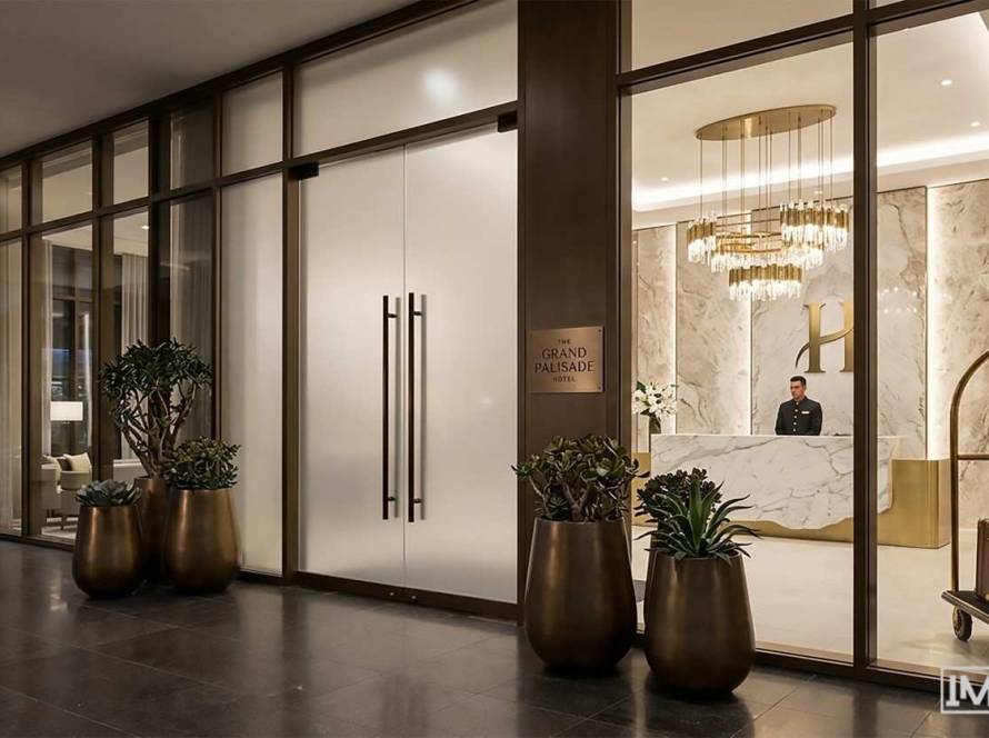 frosted smoked glass pivot door for modern interior uae