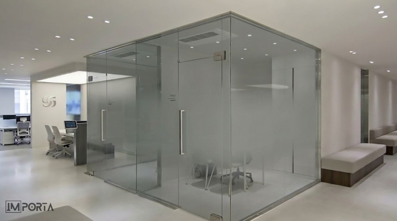 grey-sandblasted-glass-pivot-door-10mm-dubai-importa grey sandblasted glass pivot door 10mm dubai