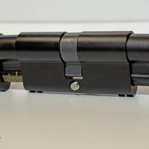 high security black cylinder lock for modern doors dubai importa
