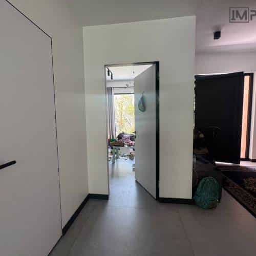 premium laminate door with black profile uae importa