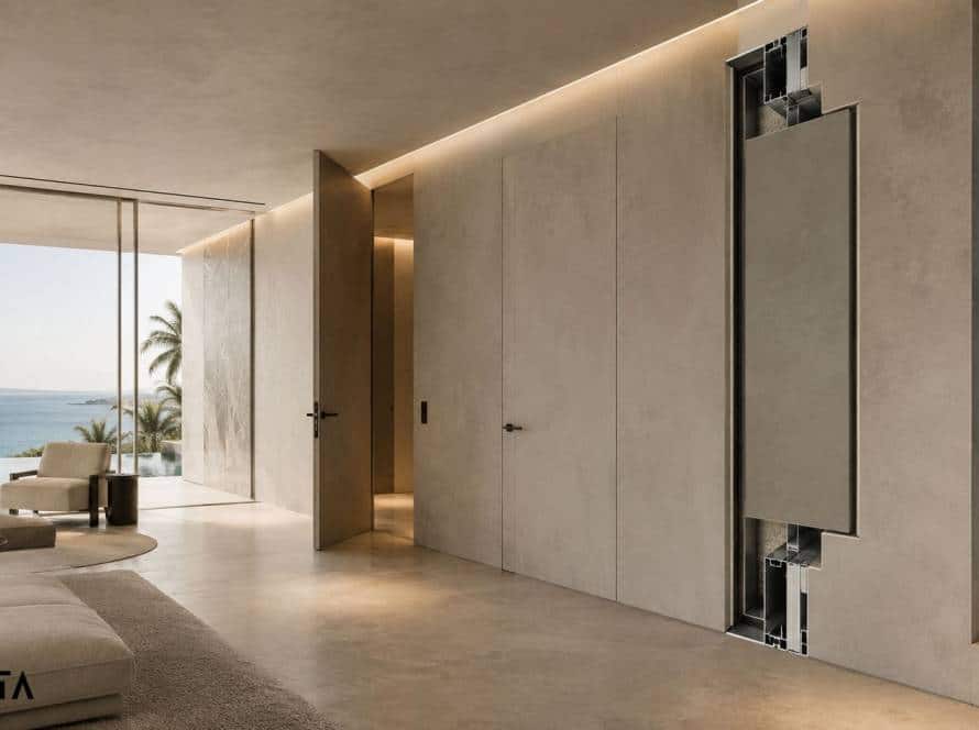 aluminium based doors for coastal construction