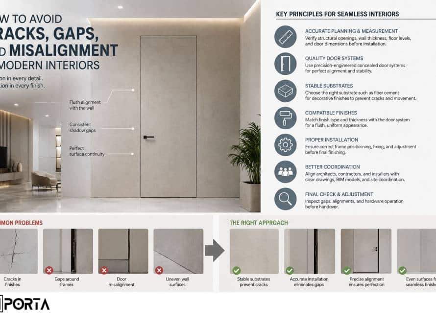prevent cracks gaps and misalignment in modern interiors