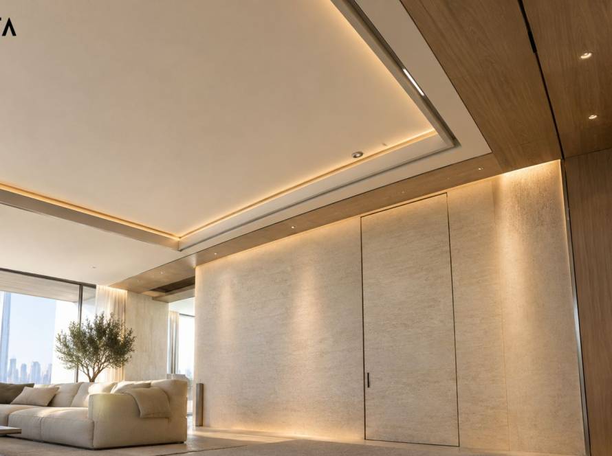 ceiling design at importa uae