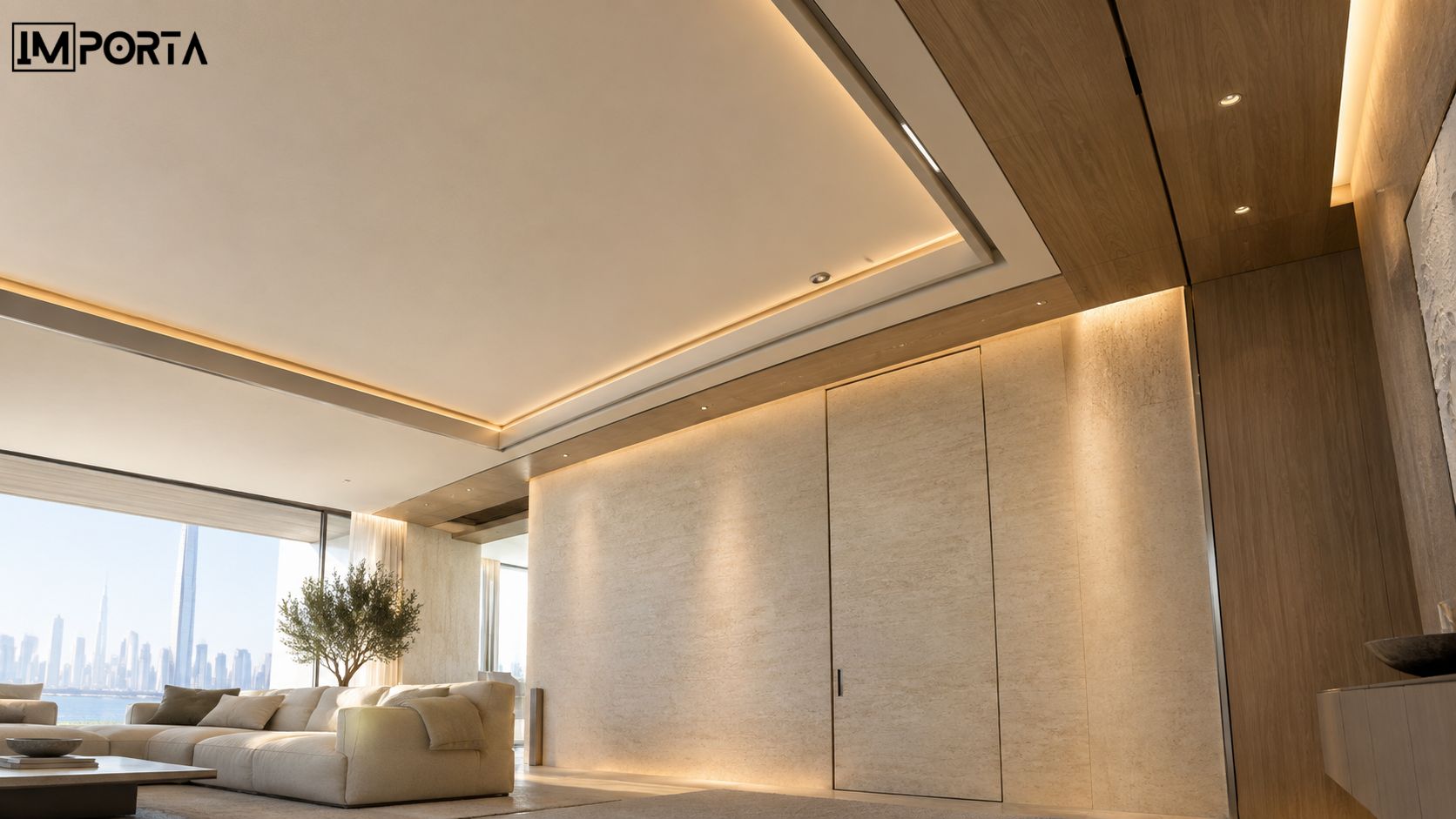 ceiling design at importa uae