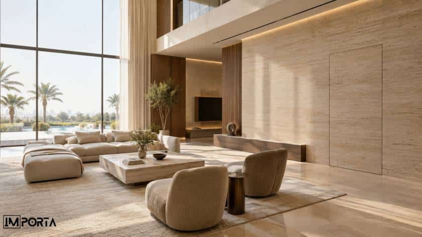 quiet luxury architecture and concealed door detailing