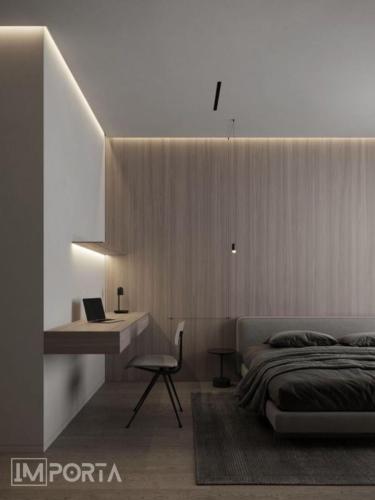 architectural white shadow gap lighting for modern villas