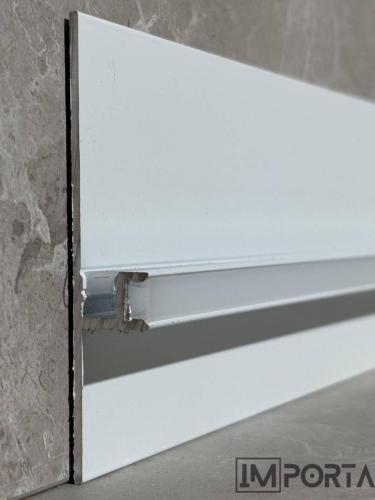 architectural white skirting system uae