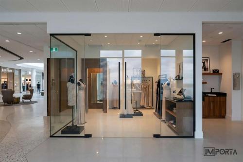 clear tempered glass pivot door 12 mm dubai importa