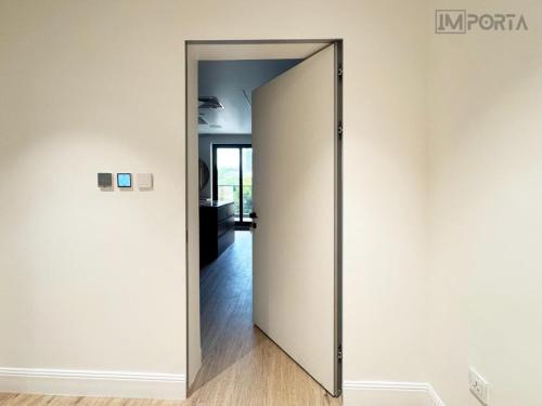 custom concealed hpl door for modern homes