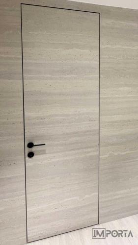hidden door in tiled wall luxury interior importa system