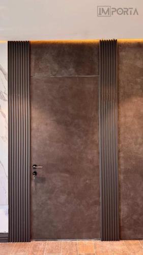 importa concretto m2 decorative plaster concealed door flush installation