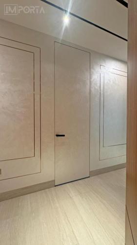 importa veneta finish concretto concealed door venetian texture