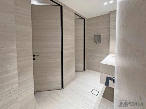 luxury marble surface acoustic door design dubai importa