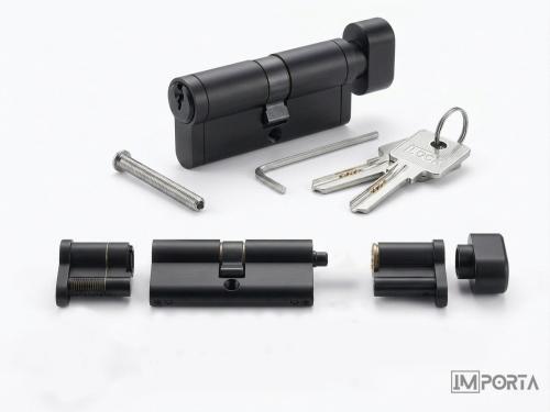 matte black adjustable cylinder for modern hardware dubai importa