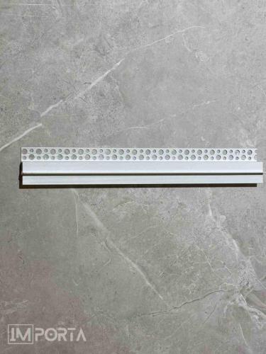 modern white shadow gap installation