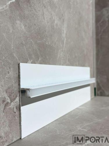 modern white skirting profile dubai