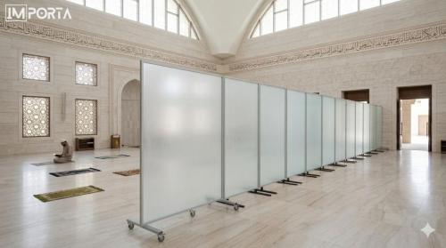 mosque partition walls temporary divider dubai importa