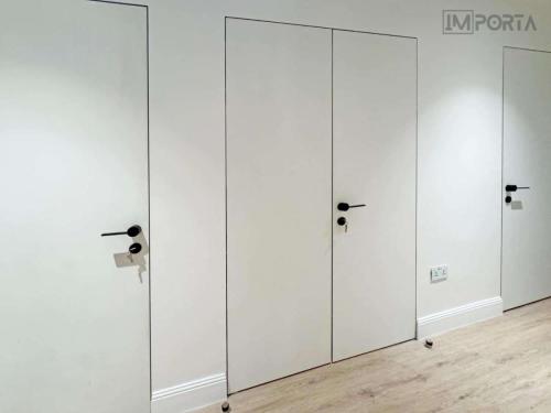 premium double doors - concealed frame