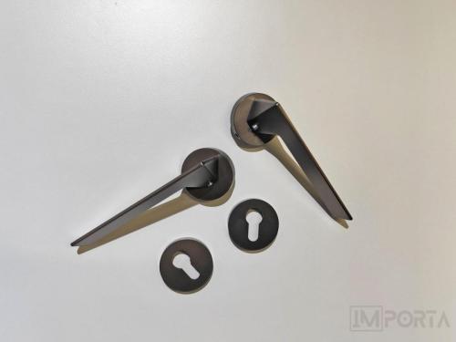 satin black nickel lever handle uae