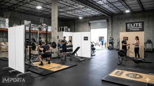 temporary gym walls flexible layout uae importa