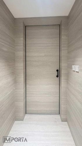 travertini m6 aluminium frame door edge protection deatil
