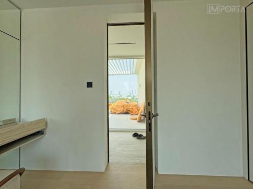 travertini premium gold profile hidden door uae design